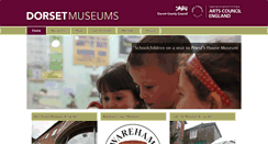 Desktop Screenshot of dorsetmuseums.co.uk