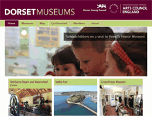 Tablet Screenshot of dorsetmuseums.co.uk